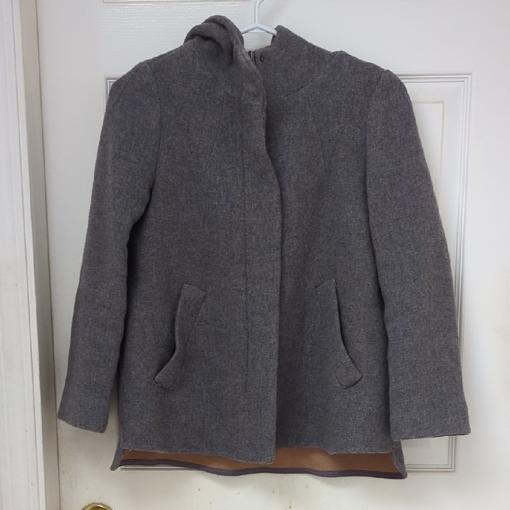 Zara Gray Pea Coat for Women